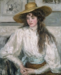 "Az iskoláslány", 1906 alkotó: Philip Wilson Steer