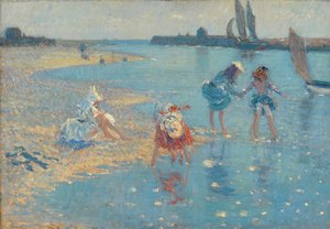 Walberswick, Children Paddling, 1891