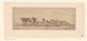 Gezicht op Com Al-Akhdar Vue de Côm Al-Akhdar (eredeti cím) alkotó: Philip Zilcken (signed by artist)