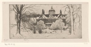 Huis ten Bosch a hóban La Maison du Bois, La Haye (eredeti cím)
