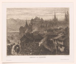 Freiburg látképe (eredeti cím az objektumon)