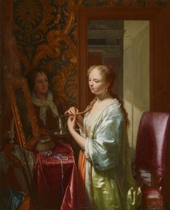 Hölgy a WC-nél, 1720 körül
