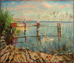 Fürdőmóló a Jungfernsee-n
