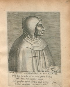 Girolamo Savonarola, 1572. alkotó: Philipp Galle