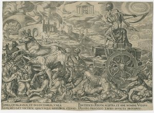 A halál diadala c. 1565. alkotó: Philipp Galle