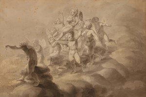 A szerelem diadala. 1800 alkotó: Philipp Otto Runge