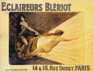 Bleriot fényszórók hirdetése, c1905 alkotó: Philippe Chapellier