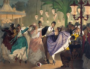Keringő a Bal Mabille-ban (színes litó)