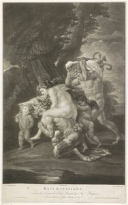 Bacchanten alkotó: Philippe Joseph Tassaert