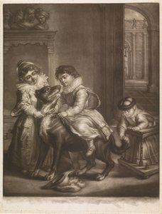 Rubens három gyermeke alkotó: Philippe Joseph Tassaert