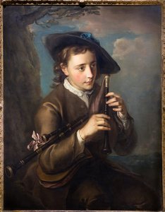 Piper, 1740 körül (Olaj, vászon) alkotó: Philippe Mercier