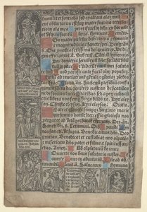 Oldal az "Órakönyvből" alkotó: Philippe Pigouchet