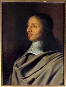 Antoine Le Maistre (vagy Lemaistre, Le Maitre) (1608-1646), Jean Racine drámaíró retorika- és dikcióprofesszorának portréja A janzenizmus nagy alakja, az Arnauld család tagja volt – Egy eredeti elveszett portré másolata Philippe de Cham alkotó: Philippe de (after) Champaigne