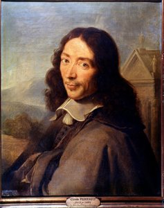 Claude Perrault portréja (olaj, vászon) alkotó: Philippe de (after) Champaigne