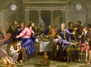 Krisztus Simon farizeus házában, 1656 körül
