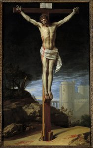 Champaigne-i Fülöp Krisztus a kereszten festménye (1602-1674) (ec.flam.) 17. századi Kansas City. Nelson Galéria alkotó: Philippe de Champaigne