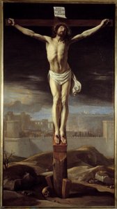 Krisztus a kereszten. Philippe De Champaigne festménye (1602-1674) Ec. Nagyzolás. alkotó: Philippe de Champaigne