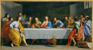 La Cene, mondjuk La petite Cene - az utolsó vacsora ... alkotó: Philippe de Champaigne
