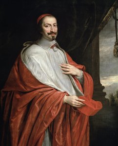 Jules Mazarin bíboros portréja (olaj, vászon