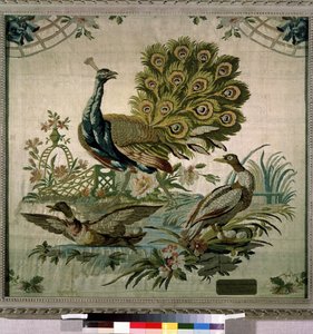 Philippe de Lassalle (1723-1805) ""A páva" (Páva) gobelin, 1770 Ermitázs Múzeum, Szentpétervár alkotó: Philippe de Lassalle