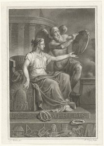 Szimbolikus ábrázolás Felix Meritis 50. évfordulóján, 1827 alkotó: Philippus Velijn