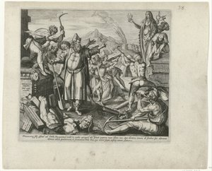 Vernietiging van de afgodsbeelden van Baal Boetedoening en berouw in het Oude Testament en het Nieuwe Testament (sorozat címe) Az isteni engedékenység és irgalom típusa azok felé, akiknek vétkeit teljes szívéből megbánja és Istenhez fordul