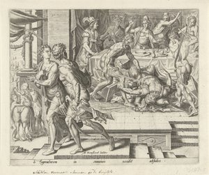 Absolon bosszúja Tamar és Amnon története (sorozat címe) alkotó: Philips Galle