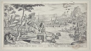 Cephalus és Procris alkotó: Philips Galle