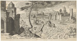 Hős Leander alkotó: Philips Galle