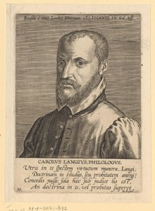 Charles de Langhe portréja alkotó: Philips Galle