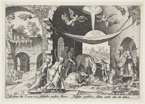 A pásztorok imádata alkotó: Philips Galle