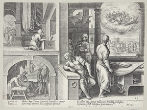 Szent Péter látomása alkotó: Philips Galle