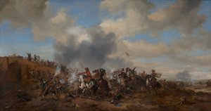 Csatajelenet alkotó: Philips Wouwerman