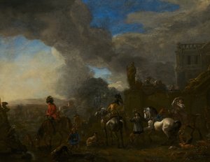 Solymászat alkotó: Philips Wouwerman