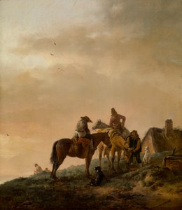 Lovas pihenője alkotó: Philips Wouwerman