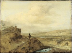 Lovas a dűnékben alkotó: Philips Wouwerman