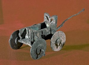 A föníciaiak civilizációja: bronz fogadalmi tank. Kr.e. 2530. Párizs, Louvre Múzeum
