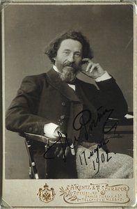 Ilja Repin művész portréja 1844-1930 alkotó: Photo studio H. Rentz and F.