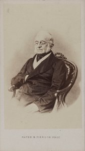 Karl Robert Nesselrode gróf portréja 1780-1862, 1860 körül. alkotó: Photo studio Mayer and Pierson.