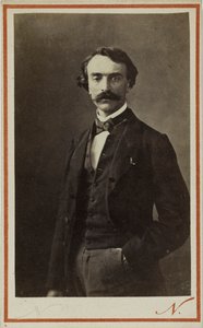 Jean-Léon Gérôme portréja 1824-1904, c. 1870. alkotó: Photo studio Nadar.