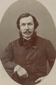 Alfred Quidant zongoraművész és zeneszerző portréja 1815-1893. alkotó: Photo studio Nadar.