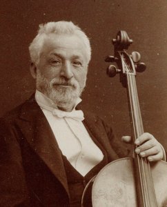 Gaetano Braga zeneszerző és csellóművész portréja 1829-1907 , c. 1875.
