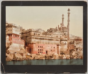 India. Benares. Aurangzeb mecsetje Dr. Kurt Boeck fotója után