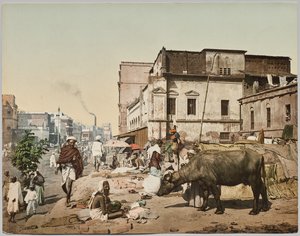 India. Calcutta. Harrison Road I a Jogees csoporttal, Dr. Kurt Boeck fotója után