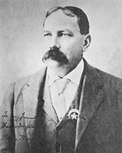 Chris Madsen (1851-1944) (fekete-fehér fotó)
