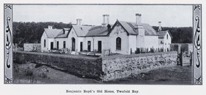 Benjamin Boyd régi otthona, Twofold Bay (f/w fotó) alkotó: Photographer Australian