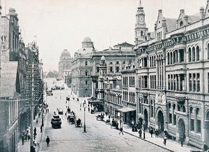 Bridge Street, Sydney, 1900 körül, a `Under the Southern Cross - Glimpses of Australia