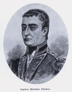 Matthew Flinders kapitány (fekete-fehér fotó) alkotó: Photographer Australian