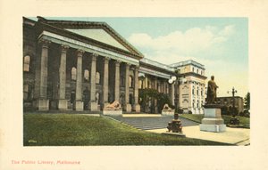 Melbourne Public Library, Victoria, Ausztrália (fotó)