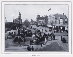 Pall Mall, Bendigo (f/w fotó) alkotó: Photographer Australian